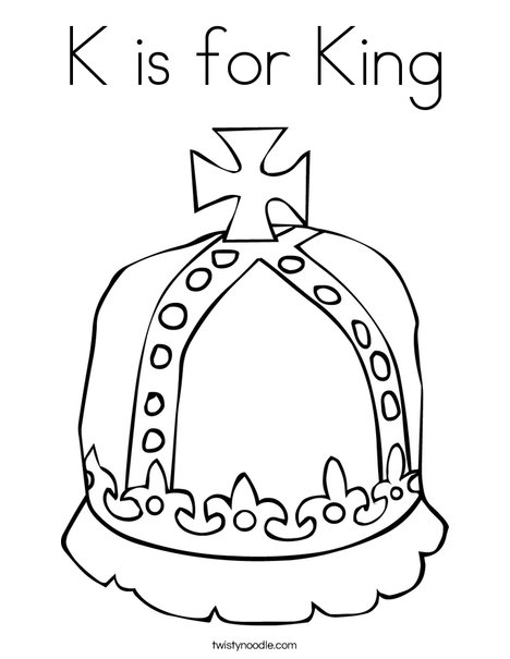 Royal Crown Coloring Page