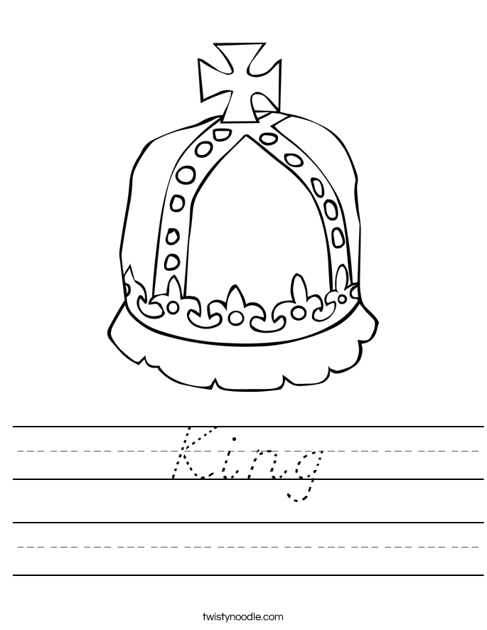 King Worksheet