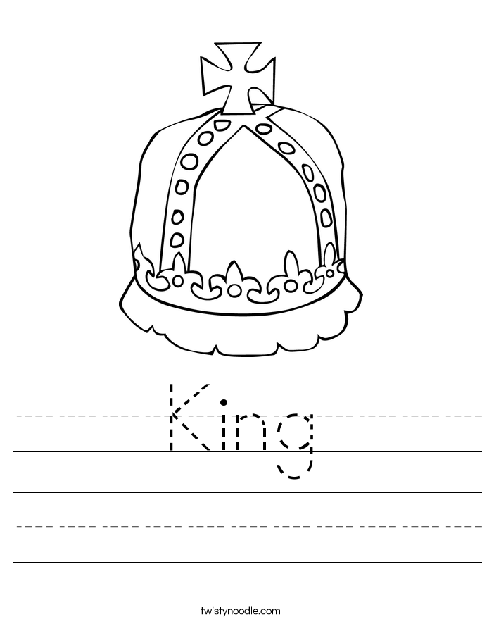 King Worksheet