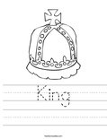 King Worksheet