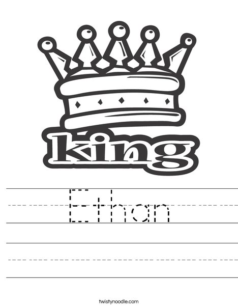 King Worksheet