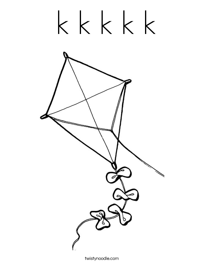  k k k k k Coloring Page