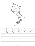  k k k k k Worksheet