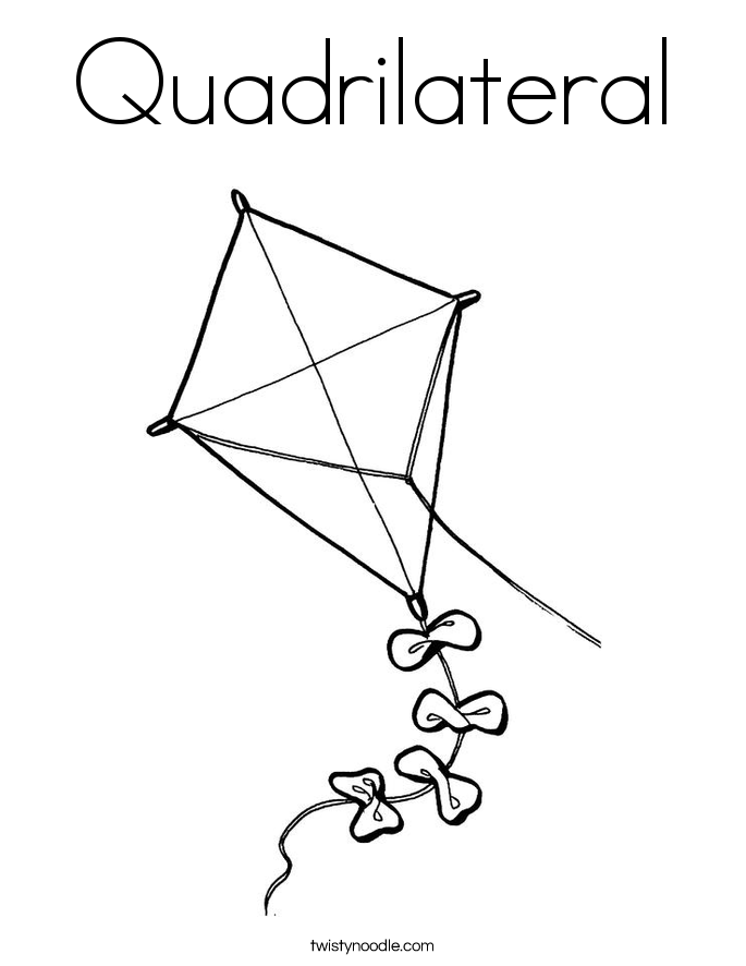 Quadrilateral Coloring Page