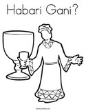 Habari Gani Coloring Page