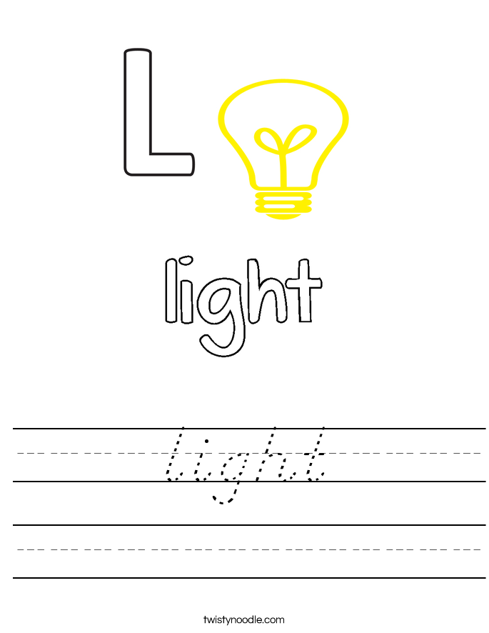 light Worksheet