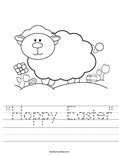 "Hoppy Easter" Worksheet