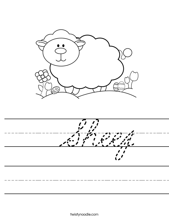  Sheep Worksheet