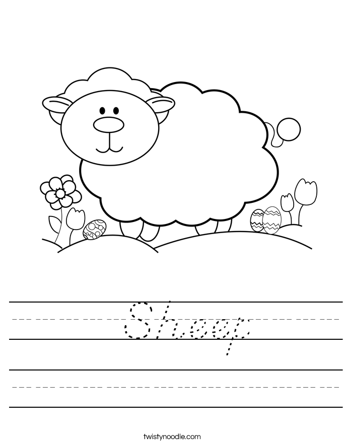  Sheep Worksheet
