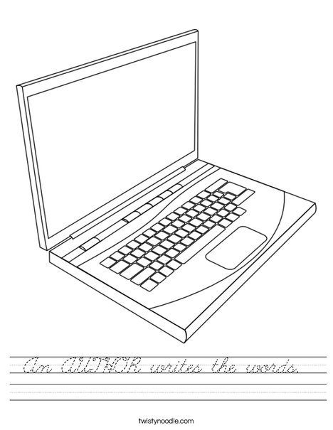 Laptop Worksheet