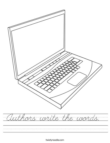 Laptop Worksheet