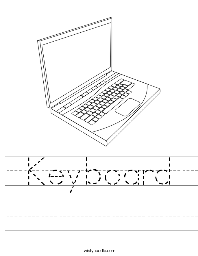 Keyboard Worksheet