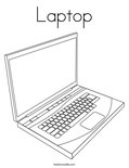 LaptopColoring Page