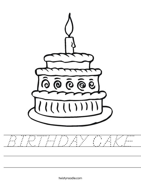 Layered Cake Worksheet
