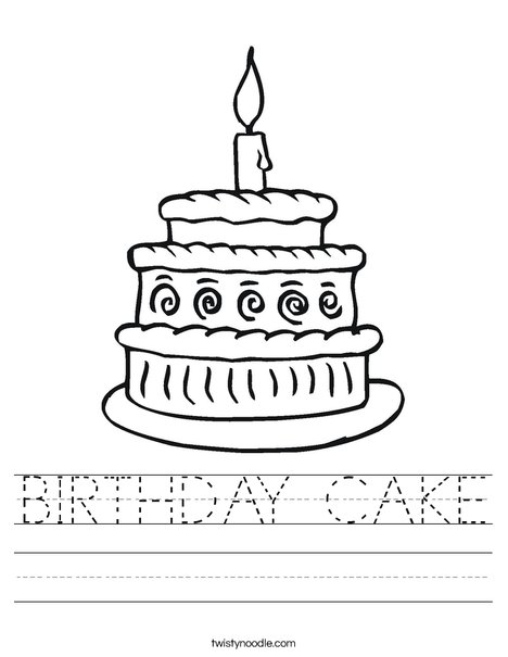 Layered Cake Worksheet
