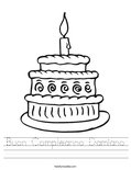 Buon Compleanno Damiano Worksheet