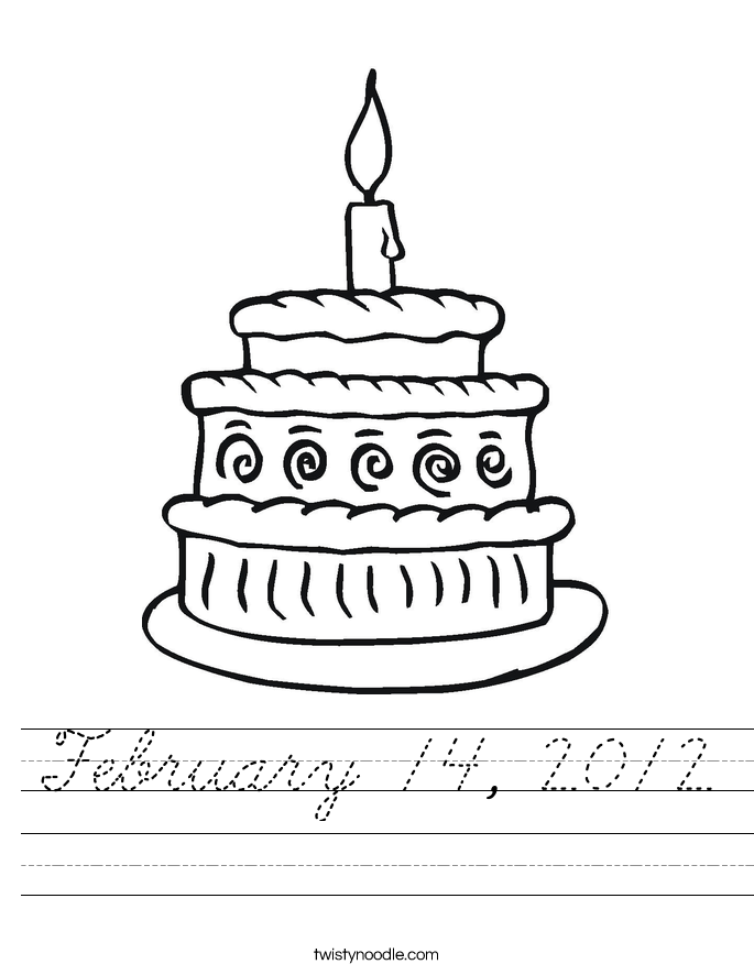 February 14, 2012 Worksheet
