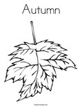 Autumn Coloring Page