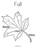 Fall Coloring Page