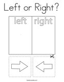 Left or Right Coloring Page