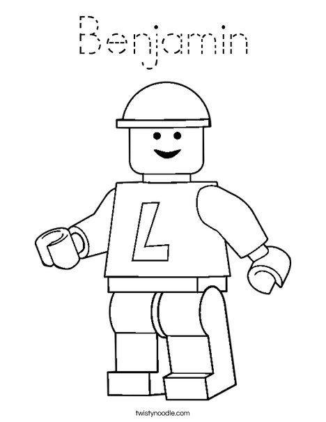 Lego Coloring Page