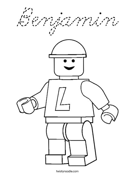 Lego Coloring Page