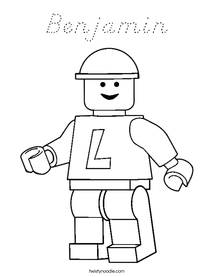 Benjamin Coloring Page