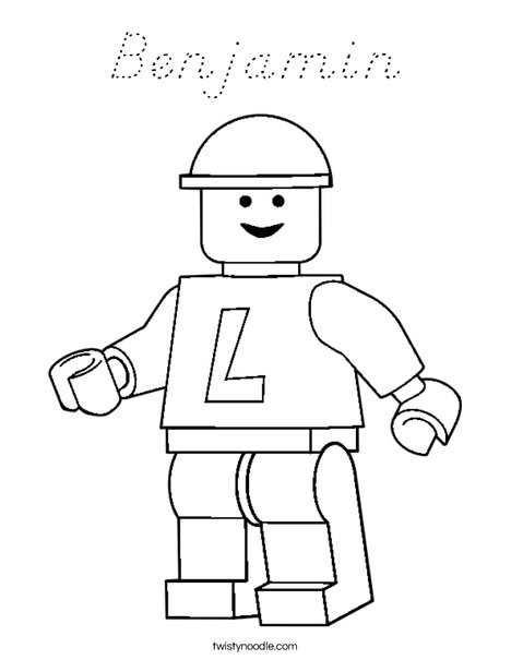 Lego Coloring Page