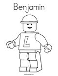 Benjamin Coloring Page