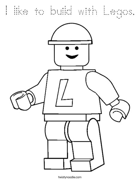 Lego Coloring Page