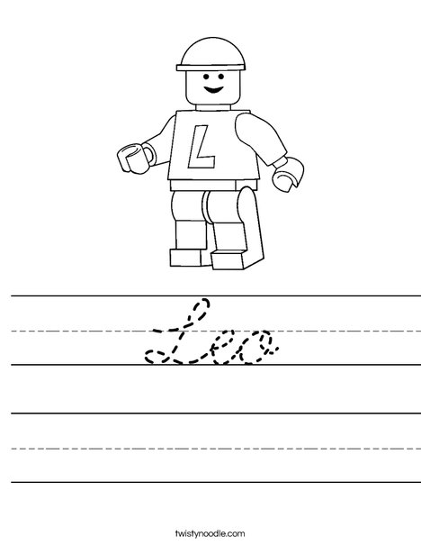 Lego Worksheet