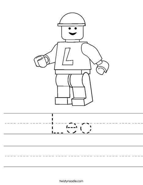 Lego Worksheet