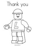 Thank you Coloring Page
