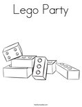 Lego PartyColoring Page
