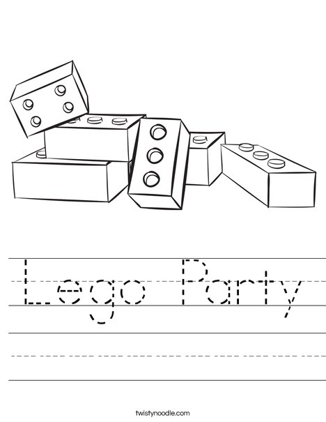 Legos Worksheet