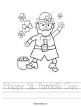 Happy St. Patrick's Day Worksheet