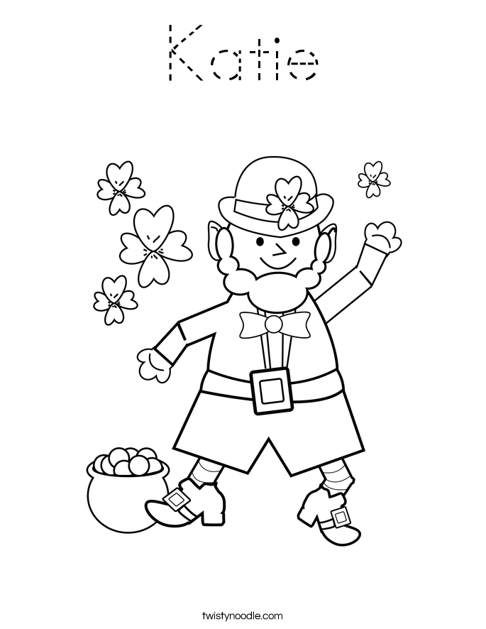 Katie Coloring Page