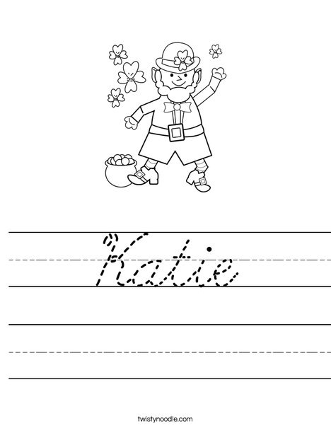 Leprechaun Worksheet