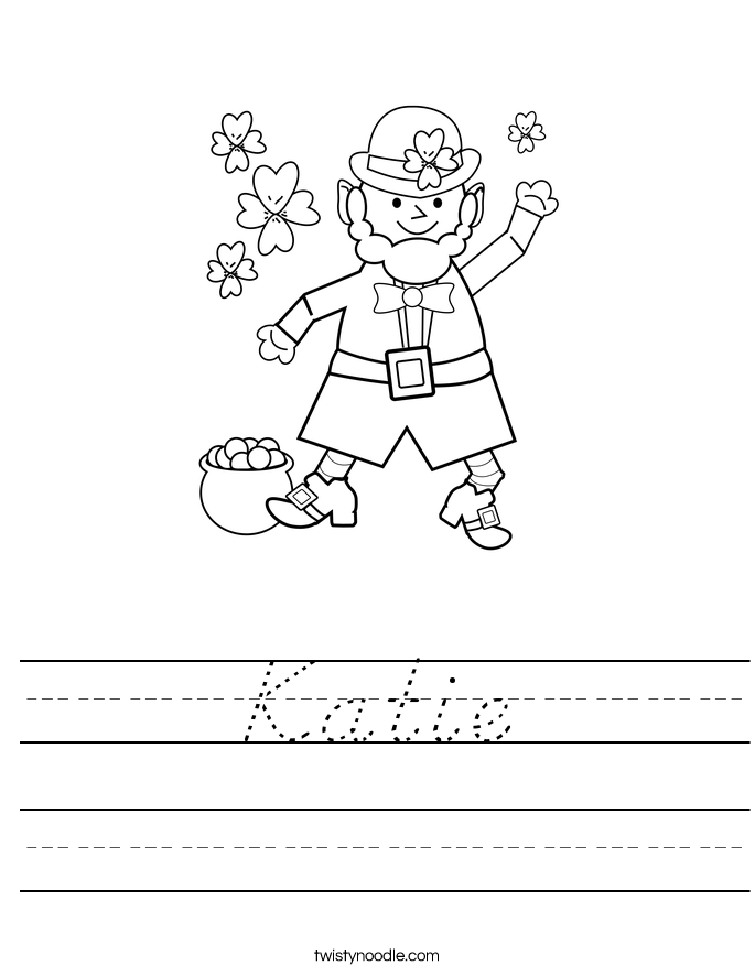 Katie Worksheet