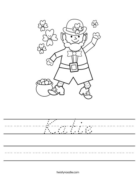 Leprechaun Worksheet