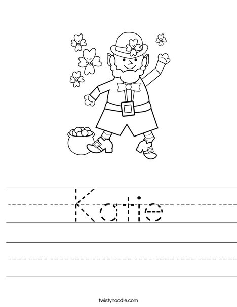 Leprechaun Worksheet