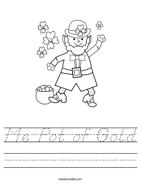 Leprechaun Worksheet