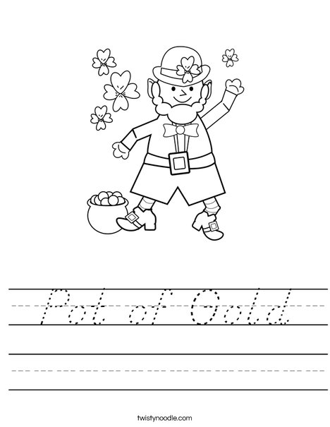 Leprechaun Worksheet