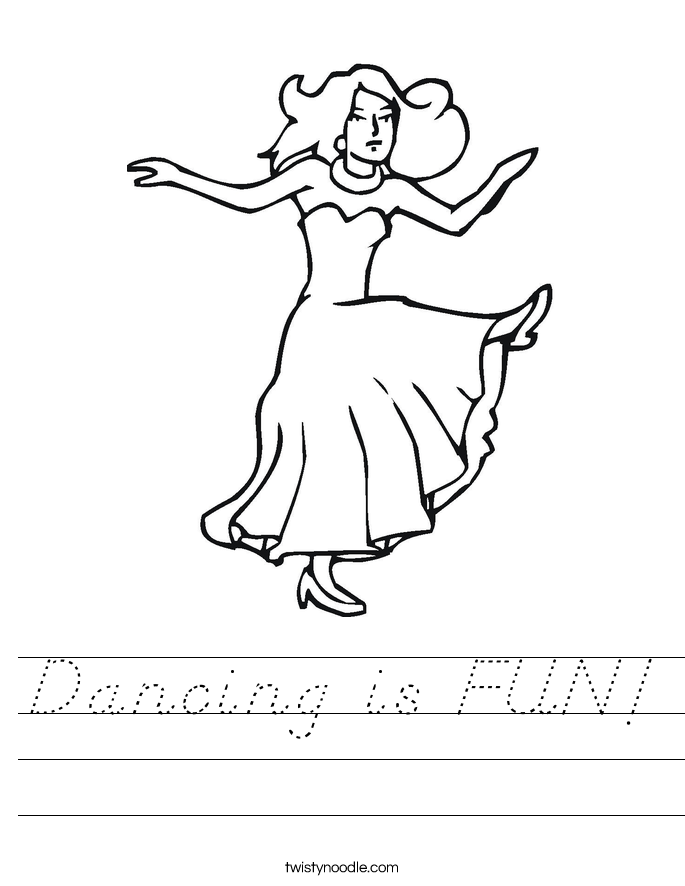 Dancing is FUN! Worksheet