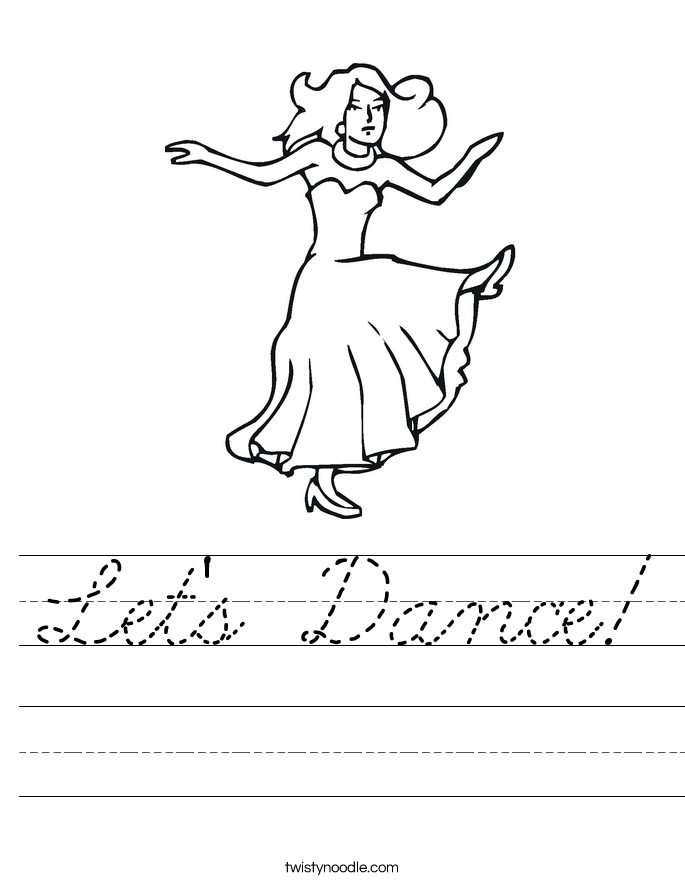 Let's Dance! Worksheet