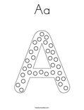 Aa Coloring Page