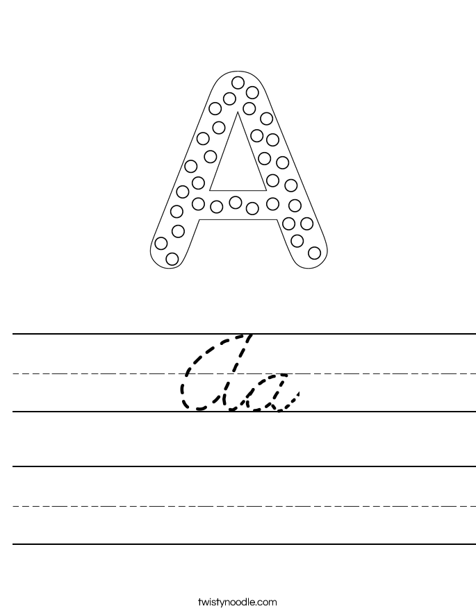 Aa Worksheet