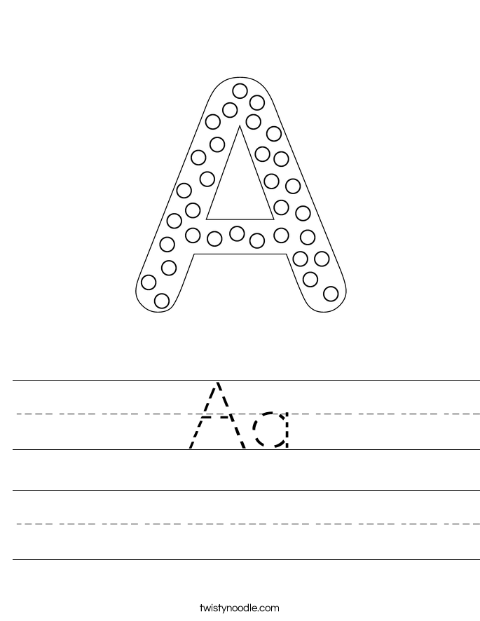 Aa Worksheet