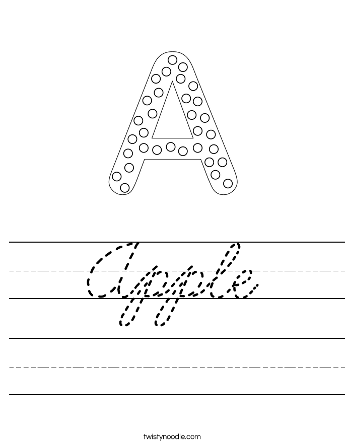 Apple Worksheet
