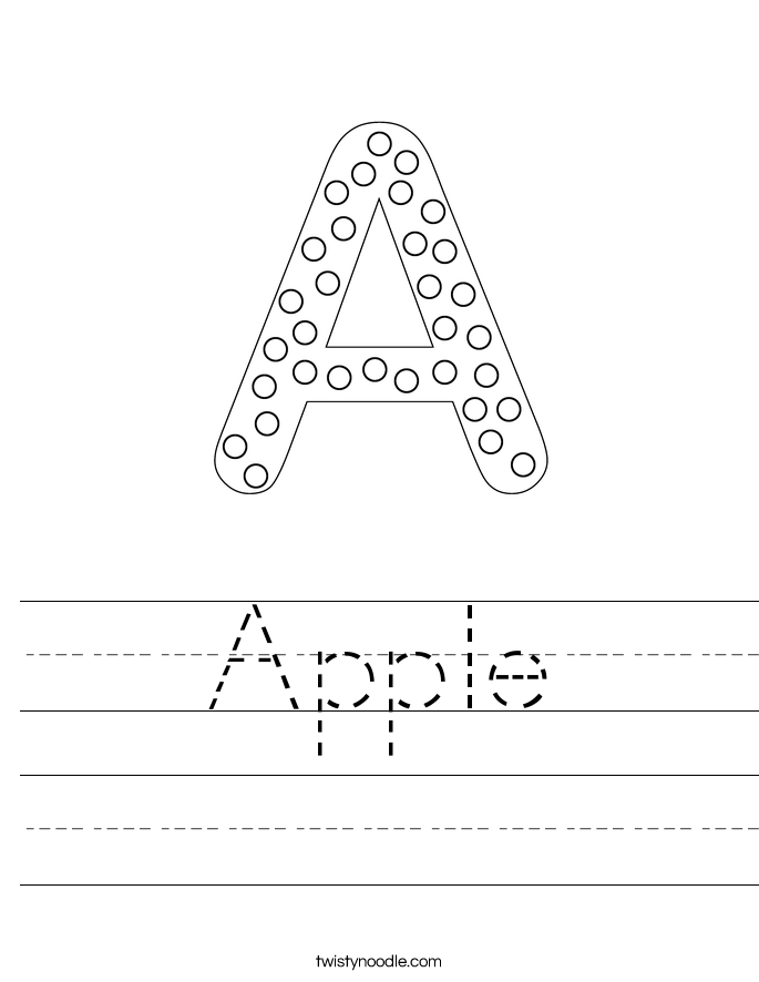 Apple Worksheet